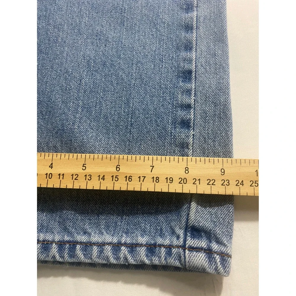Levis 505 Regular Fit Jeans Mens 38x32 Blue Denim Straight Leg 100% Cotton